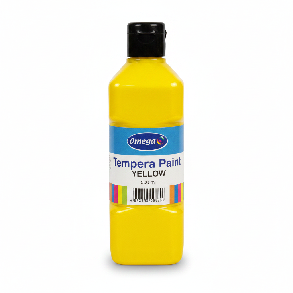 Omega Tempera Paint 500ml - Νερομπογιές Ζωγραφικής Διαθέσιμες σε 9 Χρώματα - ΧΟΝΔΡΙΚΗ ΠΩΛΗΣΗ